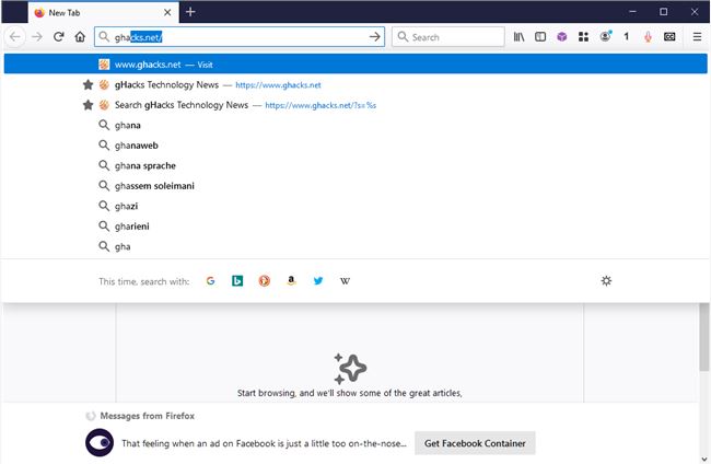 Firefox 75 從地址欄結(jié)果中刪除 HTTPS 和 WWW