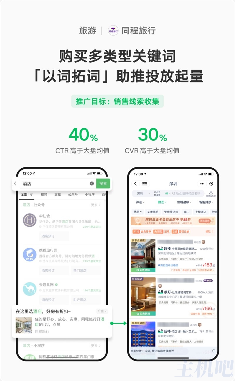 微信搜索也開始玩競價推廣了